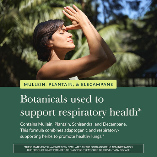 Gaia Herbs Mighty Lungs - Suplemento De Apoio Aos Pulmões Pa - Imagem 5