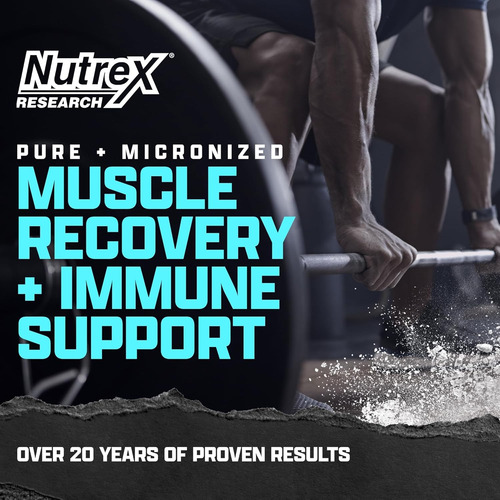 Nutrex L-glutamina Em Pó 200 Porções 100% Pura - Imagem 11