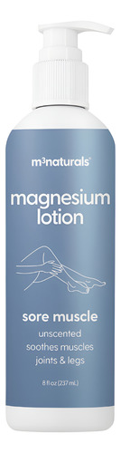 Loção De Magnésio M3 Naturals Sore Muscle Sleep 240 Ml Com A