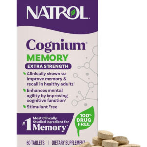 Natrol Cognium Memory Extra Strength Brain Health Supple...