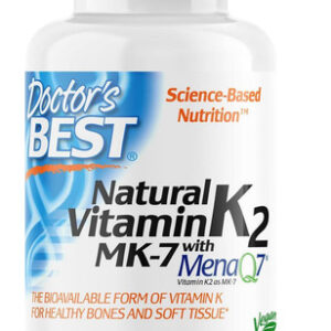 Vitamina K2 Mk-7 Natural Com Menaq7 60 Unidades