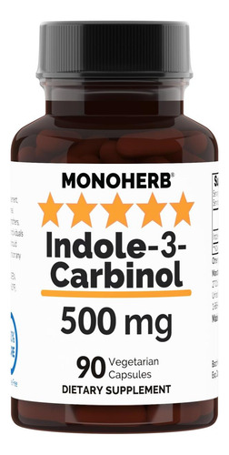 Monoherb Indole-3-carbinol 500 Mg - 90 Cápsulas Vegetarianas