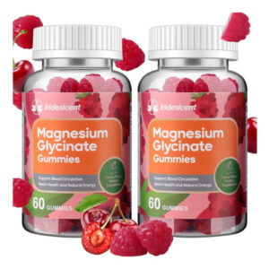 Gomas De Glicinato De Magnésio Iridésico 400 Mg Suplemento