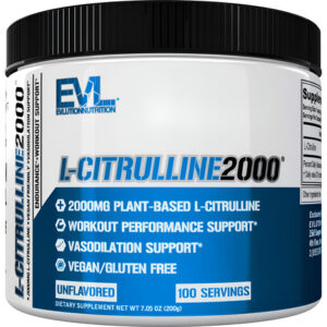 Suplemento Evolution L-citrulina 2000 Óxido Nítrico 2g 100 S