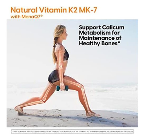Vitamina K2 Mk-7 Natural Com Menaq7 60 Unidades - Imagem 5