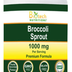 Suplemento Biotech Nutritions Broccoli Sprout 1000 Mg 120 Cá