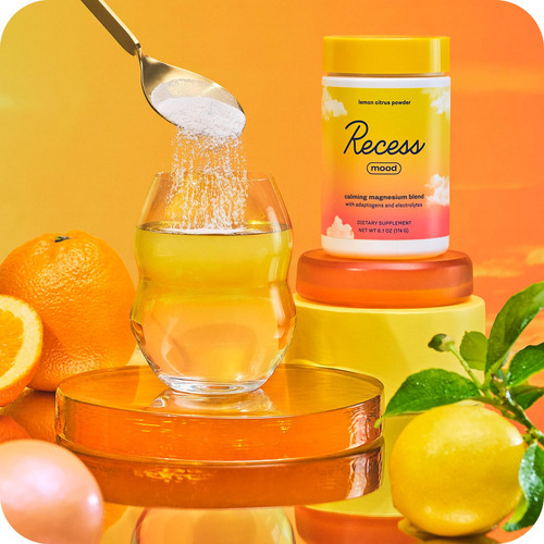 Suplemento Recess Mood Powder Calming Com 28 Porções De Magn - Imagem 2