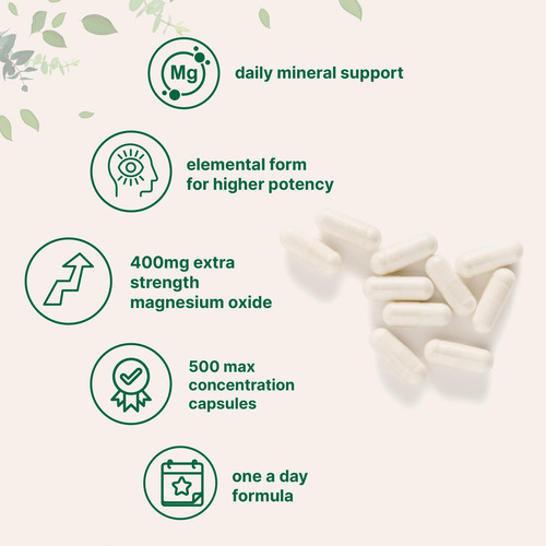 Suplemento: Microingredientes Óxido De Magnésio 400 Mg 50 - Imagem 3