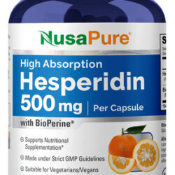 Suplemento Nusapure Hesperidin 500 Mg 180 Cápsulas Vegetais
