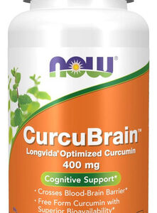 Now Foods Supplements Curcubrain 400 Mg Com Longvida® Curc