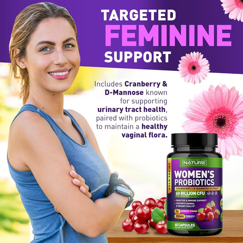 Probiotics For Women - 60 Billion Cfus 16 Strains With ... - Imagem 7