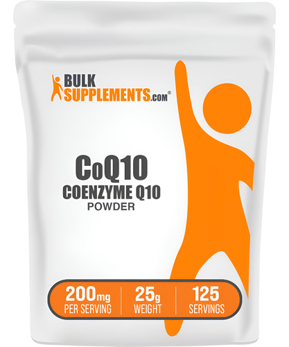 Suplemento Bulksupplements.com Coenzima Q10 200 Mg Em Pó