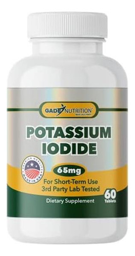 Iodeto De Potássio 65 Mg Por Porção - Suplemento Dietético