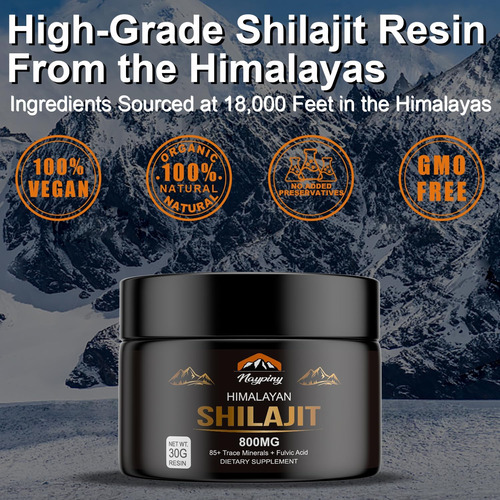 Praavee Shilajit Resina Original Para Homens Booster De E - Imagem 7