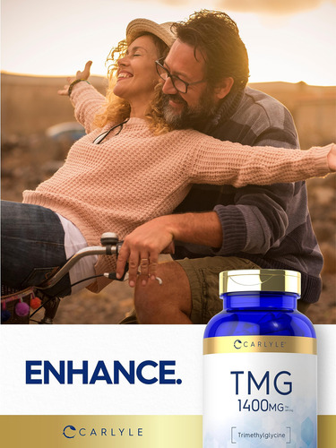 Suplemento Carlyle Tmg 1400mg 200 Cápsulas De Trimetilglic - Imagem 6