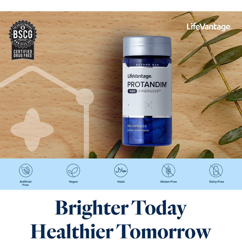 Suplemento Lifevantage Protandim Nad Synergizer 60 Cápsulas - Imagem 5