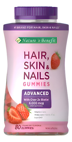 F Bxy Yg Y .. Cabelo Pele Unhas 6000mcg Nature Bounty