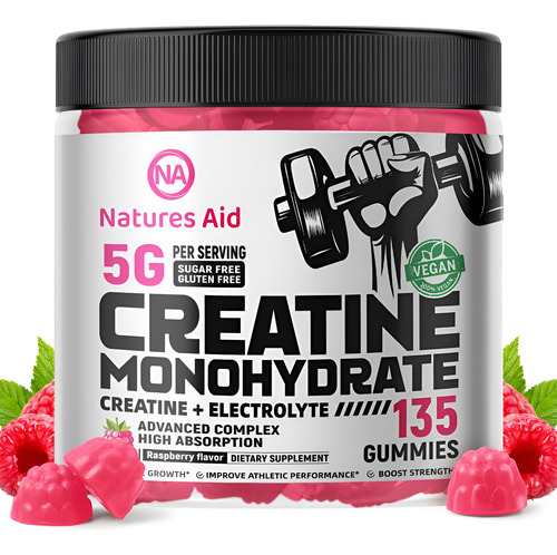 Gomas De Creatina Monoidratada Natures: Sabor E Energia