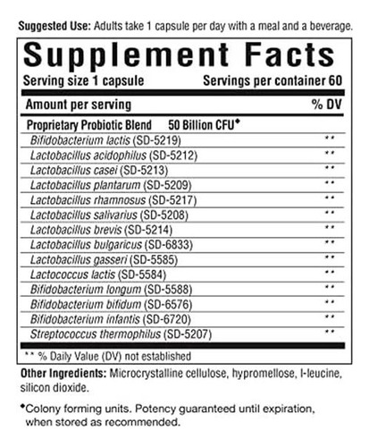 Innate Response Formulas Flora 50-14 Clinical Strength - Sup - Imagem 2
