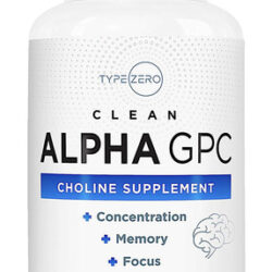 Suplemento De Colina Type Zero Ultra Clean Alpha Gpc (600mg