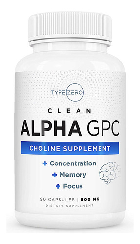 Suplemento De Colina Type Zero Ultra Clean Alpha Gpc (600mg
