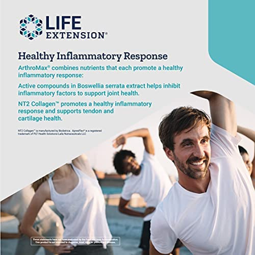 Life Extension Arthromax Advanced Com Nt2 Collagen & Aprèsf - Imagem 5