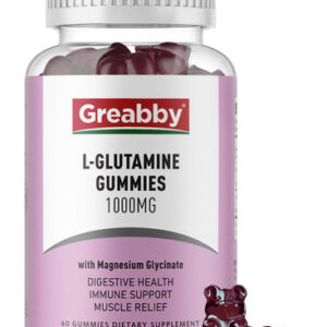 Gomos De Glutamina De 1000mg De Gomos - Alívio Muscular E Su