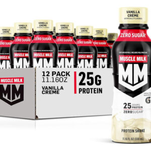 Shake De Proteína Genuíno De Leite Muscular Creme De Baunil