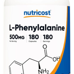 Nutricost L-fenilalanina 500mg 180 Cápsulas