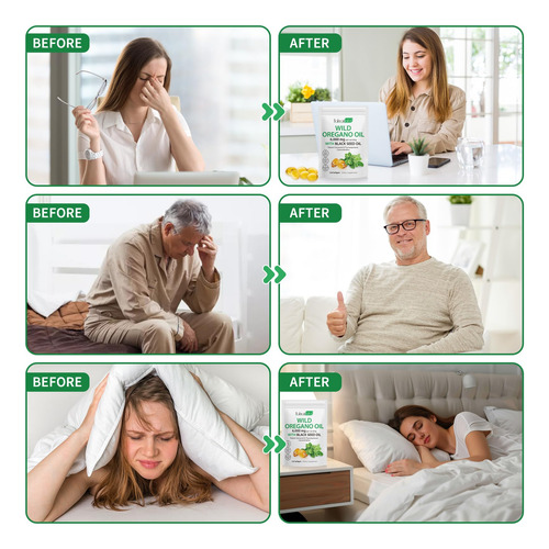 Suplemento De Óleo De Orégano Softgels Vortexonix 120 Unidad - Imagem 8