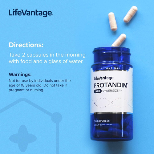 Suplemento Lifevantage Protandim Nad Synergizer 60 Cápsulas - Imagem 6