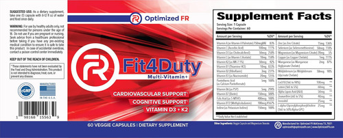 Fit4duty Multivitamin + One A Day Multivitamin Plus Outros - Imagem 4