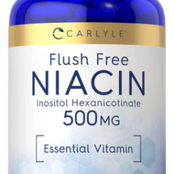 Carlyle Niacin Flush Free 500mg 220 Cápsulas Vitamina Es
