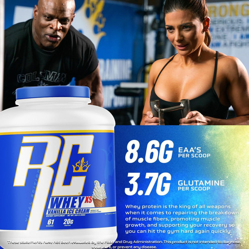 Ronnie Coleman Signature Series Whey-xs 227 Kg Baunilha - Imagem 4