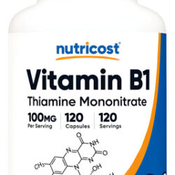 Vitamina B-12 Nutricost 100 Tabletes Suplemento Diario