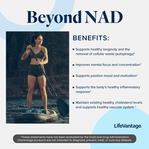 Suplemento Lifevantage Protandim Nad Synergizer 60 Cápsulas - Imagem 4