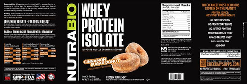 Suplemento Proteico Nutrabio Whey Protein Isolate 25g De Pro - Imagem 8