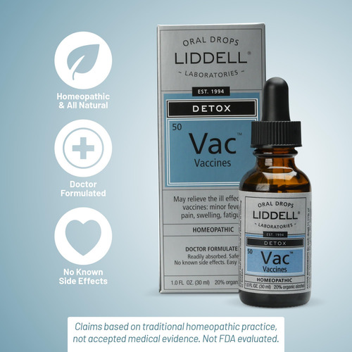 Liddell Gotas Homeopáticas Detox Para Vacinas 0028 Kg - Imagem 5