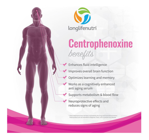 Centrofenoxina 300 Mg - 120 Cápsulas Vegetarianas Suplemen - Imagem 12