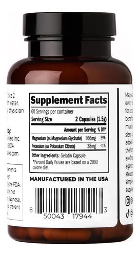 Cápsulas De Potássio De Magnésio De Santa Cruz Paleo 120 Cá - Imagem 3