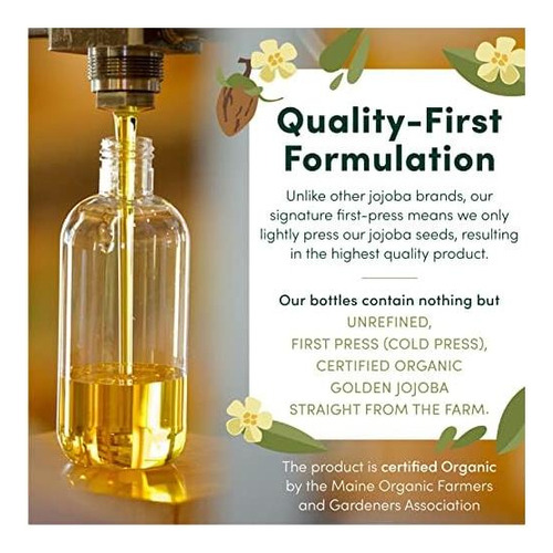 Óleo De Jojoba Orgânico Hobacare - Óleo De Jojoba 100% Puro - Imagem 3
