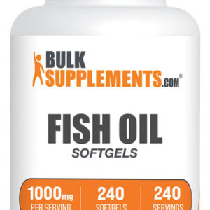 Suplementos Bulksupplements.com Óleo De Peixe 1000 Mg Cápsul