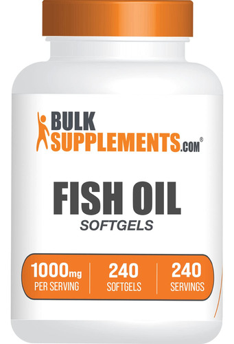 Suplementos Bulksupplements.com Óleo De Peixe 1000 Mg Cápsul