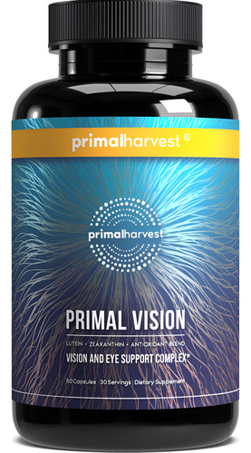 Suplemento Primal Harvest Vision E Eye Support 60 Cápsulas