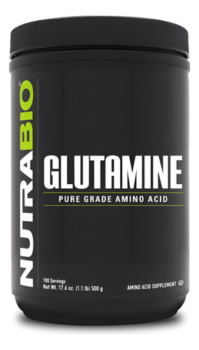 Suplemento De L-glutamina Nutrabio Pure Grade 500g Em Pó