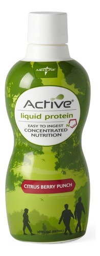 Proteína Líquida Ativa Medline Citrus Berry Punch 30 Onças