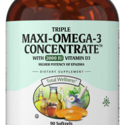 Maxi Health Omega 3 Suplemento Óleo De Peixe