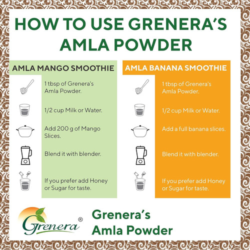 Ayurvedashree Amla Fruta Em Pó (amalaki) 100 Gm Cru E Não - Imagem 5