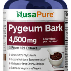 Nusapure Pygeum Bark 4500mg 180 Cápsulas Vegetais (sem Ogm