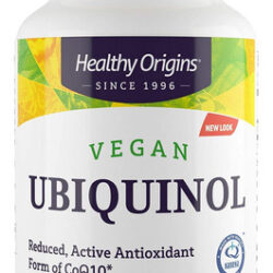 Suplemento Healthy Origins Ubiquinol 100mg 60 Géis Vegetaria
